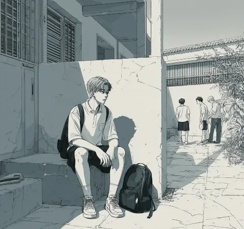 科幻题材漫画《轨道之外》封面